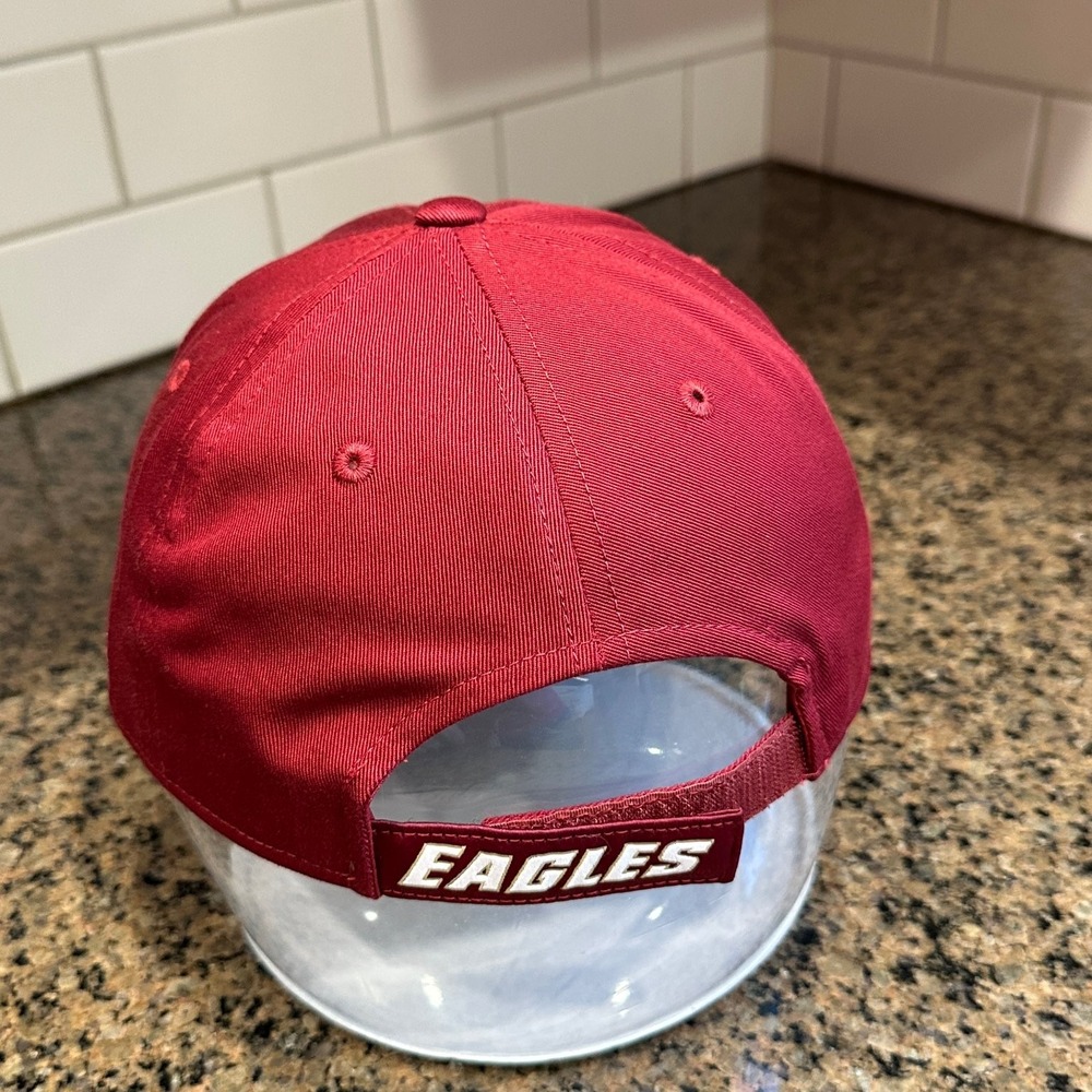 Boston College Adidas Adjustable Baseball Cap Men OS Maroon Cotton - Picture 3 of 10